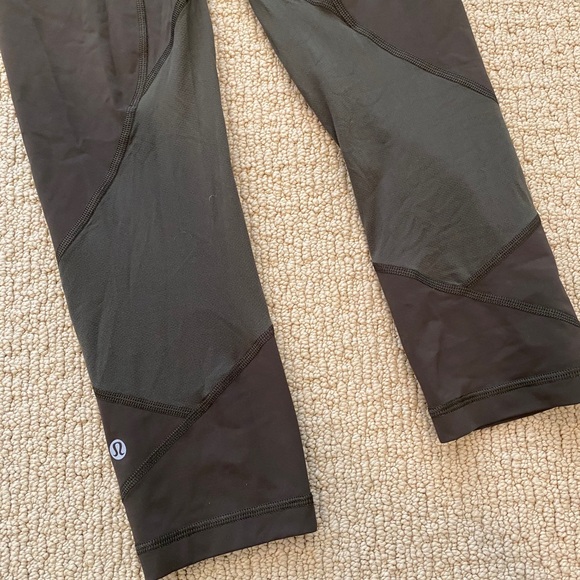 Lululemon Pace Rival Crop Luxtreme 22" Olive green - Picture 6 of 6